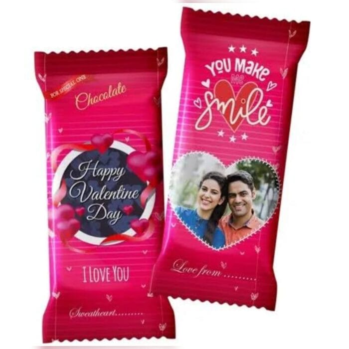 Make your moments sweeter with Personalised Chocolates from GiftKadai.in! Add a photo and your favorite song link to create a truly one-of-a-kind gift. Whether it’s a birthday, anniversary, or a surprise for someone special, our custom chocolate covers make every occasion extra special.