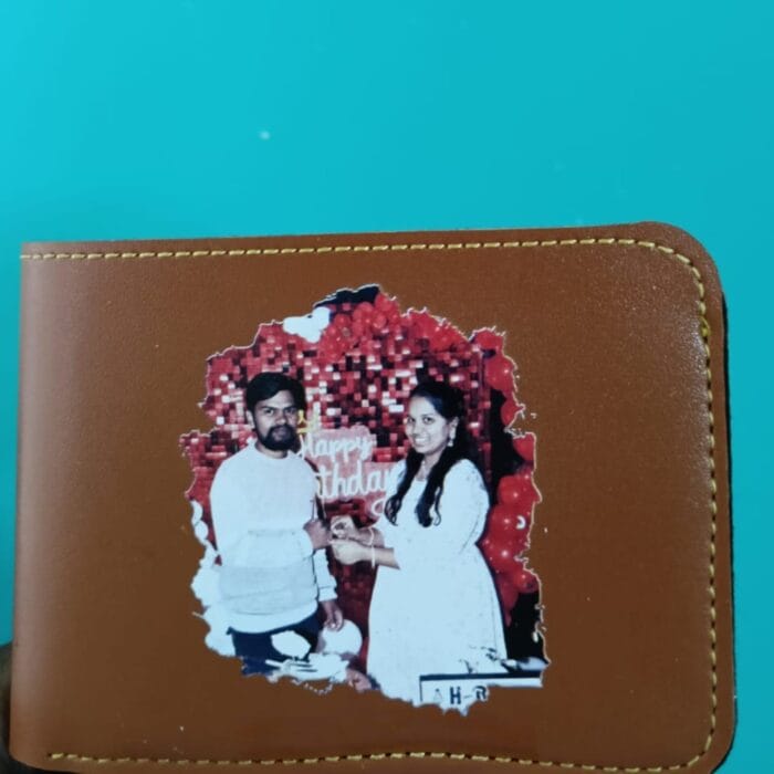Personalized Wallet for Men – Premium Quality with Photo, Name & Charm - Image 2