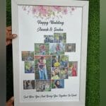 "Personalized A4 Photo Collage Frame – 12x8 inch custom photo gift by GiftKadai.in"