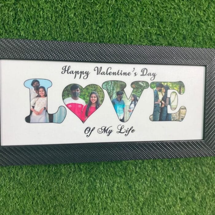 Personalized LOVE Collage Frame