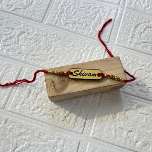 "Personalised Rakhi with Brother’s Name – Custom Name Rakhi by GiftKadai.in"