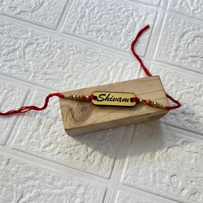 "Personalised Rakhi with Brother’s Name – Custom Name Rakhi by GiftKadai.in"