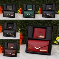 Personalised Couple Wallet with custom name, color and charm design – gift for couples, anniversaries, weddings and Valentine’s Day