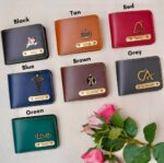 Personalised Couple Wallet with custom name, color and charm design – gift for couples, anniversaries, weddings and Valentine’s Day