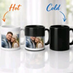 Personalised photo reveal magic mug colour changing cup