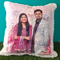 Personalised magic pillow photo reveal cushion custom gift