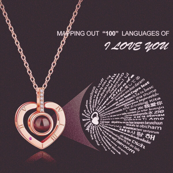 100 languages I love you projection chain romantic gift for couples