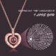 100 languages projection necklace