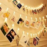 Personalised polaroid photo light set LED string lights with photos