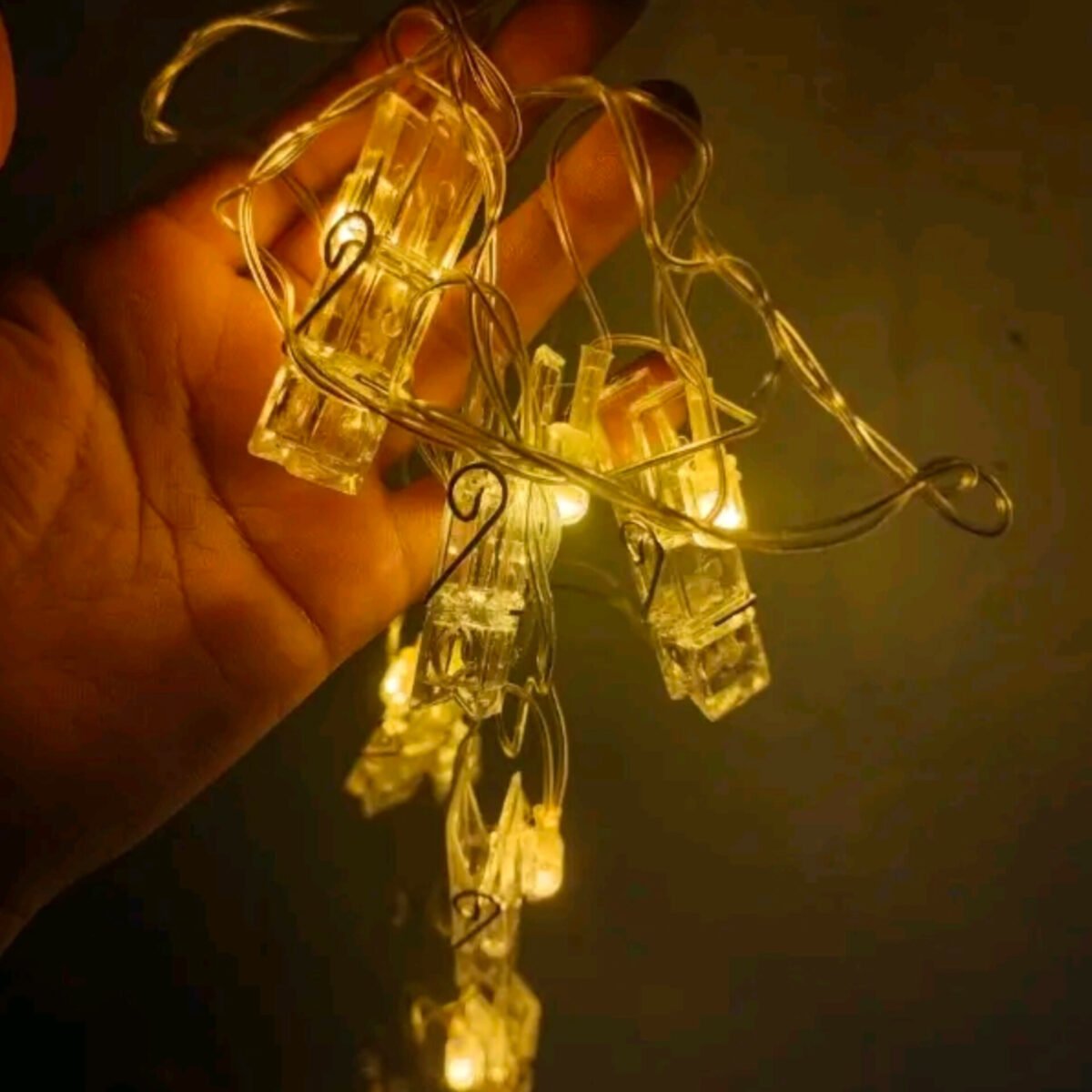 Personalised polaroid photo light set LED string lights with photos