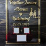 Thumb print frame finger print personalised keepsake gift