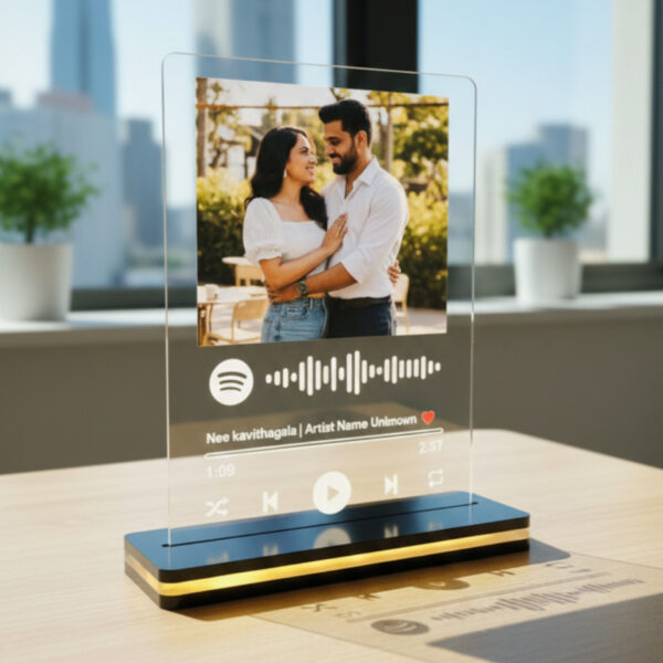 Spotify Song Frame With LED
