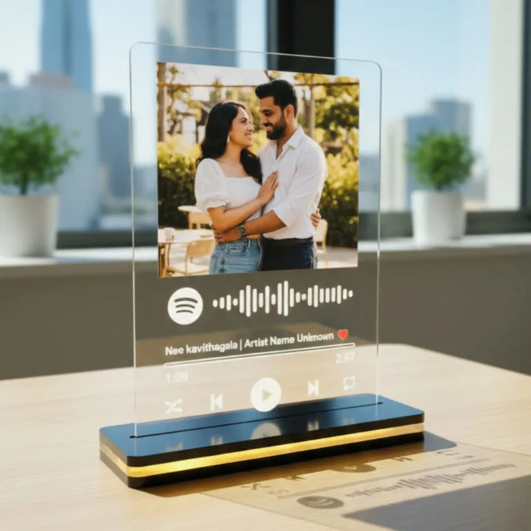 Spotify Song Frame with LED personalised gift