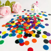 25mm wooden coins set of 50 for DIY crafts and decorations