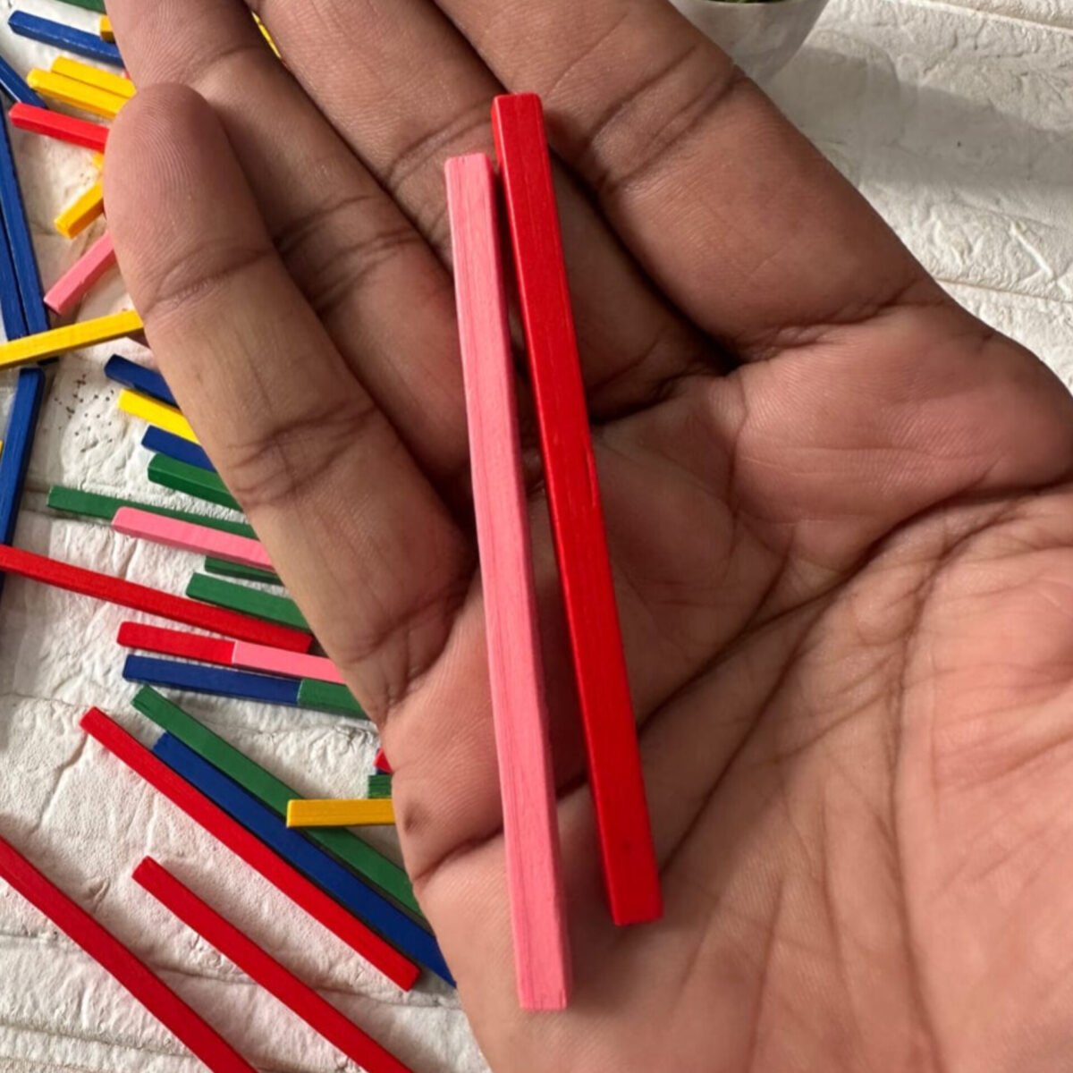 Colorful Wooden Sticks Play Set - Image 2