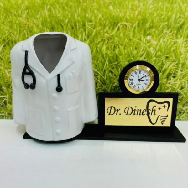 Doctor Personalised Table Top with Name – Clinic Desk Accessory