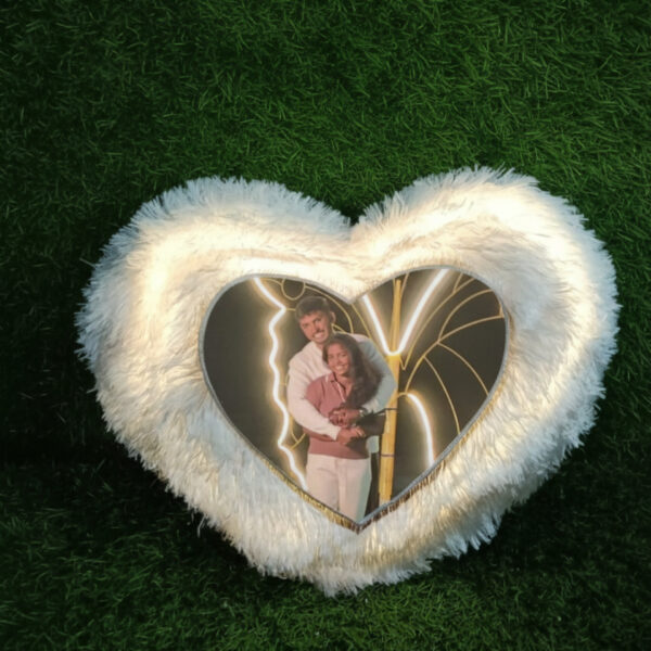 Personalised Heart LED Pillow