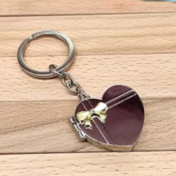 Second image of Heart Photo Keychain – Personalised Gift with Photos