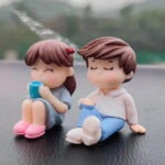 Couple Miniature Cute Love Couple Car Decor