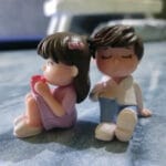 Couple Miniature Cute Love Couple Car Decor - Image 2