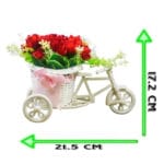Mini Cycle with Artificial Flowers - Image 2
