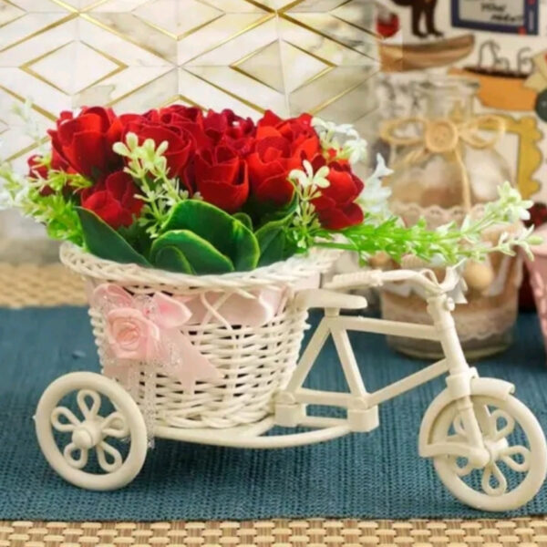 Mini Cycle with Artificial Flowers