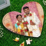 Heart Shape Personalised Photo Puzzle