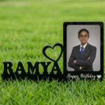 Table Top Frame with Name & Photo - Personalised