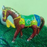 handcrafted horse showpiece paper mache
